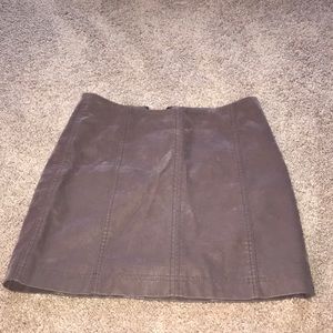 Free people “Modern Femme” leather skirt